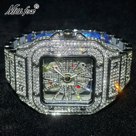 best fake iced out watches|best moissanite watches.